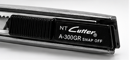 NT Cutter A-300GRP 9mm Metal Grip Snap-Off Knife