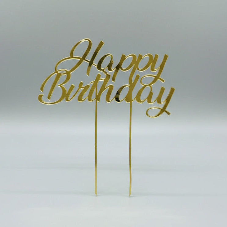 Mirrored acrylic Cake Toppers