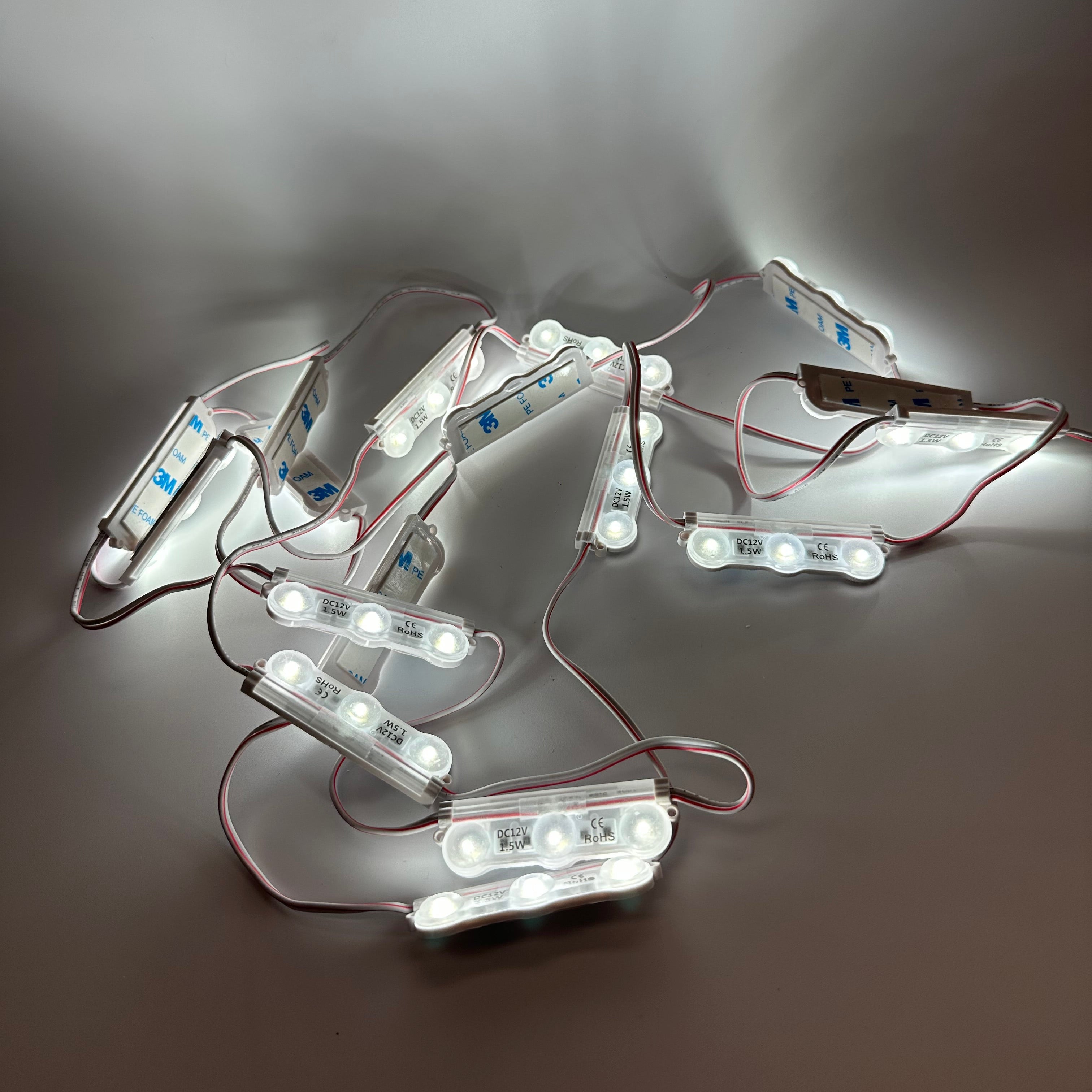 12V LED Injection Module - 1.5W White 6500K 100 Pack